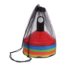 (With Bag and Holder) Cônes de marquage en PE, 50 pièces 5 couleurs, pour entraînement de football et sports extérieurs