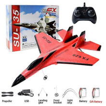 (Fx620 With Box RD) RC Schuimvliegtuig SU-35, 2.4G Radiografisch bestuurbare zwever, EPP schuim speelgoed voor kinderen, compact lichtgewicht ontwerp