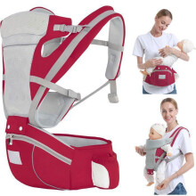 Ergonomische, physiologische Babytrage, atmungsaktiv, für alle Jahreszeiten geeignet, einfach anzulegen, für Babys von 0–36 Monaten, R