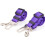 Laisse Ceinture de Sécurité - Violet - Système Réglable - Mousqueton Solide 1