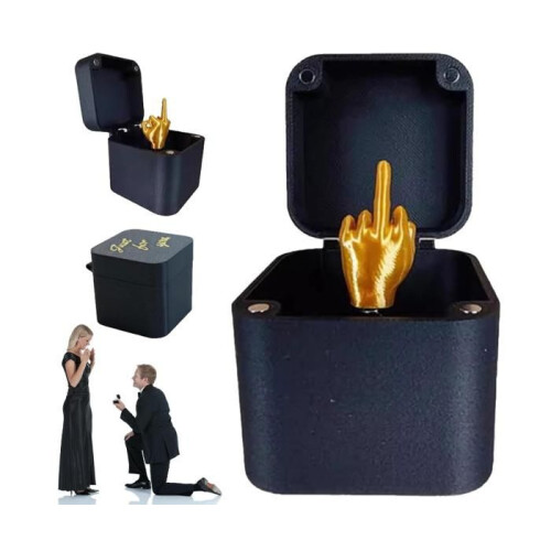 Gift Farce - Surprise - Doigt d'Honneur - Συμπαγές - Ανθεκτικό - Χιούμορ