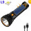 Ισχυρός επαναφορτιζόμενος ηλιακός φακός LED USB με πλευρικό φως COB και Power Bank (πε 1