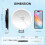 Miroir grossissant - Noir - 30X - 3 modes d'éclairage - Ventouses - Support 360 5