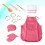 Complete children's kitchen set - Chef - 11 pieces - Pink - Wooden utensils 3