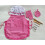 Complete children's kitchen set - Chef - 11 pieces - Pink - Wooden utensils 4