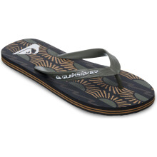 (9 UK, Grape Leaf Holmes) Quiksilver Mens Molokai Art Flip Flops