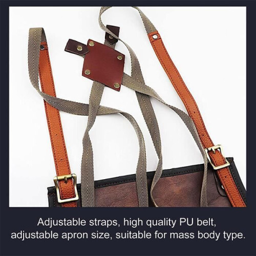 Mesa de cocina - Cuir - Marron - Imperméable - Réglable - 78x61cm 2