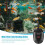 Θερμαντήρας ενυδρείου - BEIJIYI - 100W - 45 έως 75L - Φωτιστικό LED με αφίσα - Προστασία απ 5