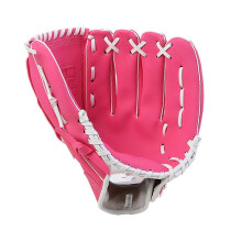 (Rose red, 10.5 inch) Baseballhandschuh, PU-Leder, für Kinder Jugendliche Erwachsene, Linkshänder Übung, 10,5 11,5 12,5 Zoll, mehrere Farben