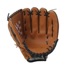 (Brown and Black, 11.5 inch) Guante de béisbol, cuero PU, para niños jóvenes adultos, mano izquierda, varias tallas y colores disponibles