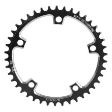 (44T, 130BCD Black) Schmalbreites Fahrrad-Kettenblatt, Aluminiumlegierung, 110BCD/130BCD 5-Schrauben, kompatibel mit Rennrad und Mountainbike-Kurbeln