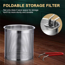 Frying Pot Deep Fryer Pot with Basket Stainless Steel Deep Fryer for Frying Fish Shrimp Chicken and Fries