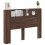 VidaXL vidaXL Storage Headboard with LED Brown Oak Engineered Wood 2
