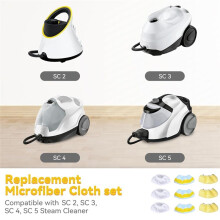 9 Piezas de Fundas para Trapeadores A para Aspiradoras de Mano para Easyfix SC2 SC3 SC4 SC5, Almohadillas de Limpieza de Microfibra