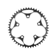 (48T, 110BCD Black) Schmalbreites Fahrrad-Kettenblatt, Aluminiumlegierung, 110BCD/130BCD 5-Schrauben, kompatibel mit Rennrad und Mountainbike-Kurbeln