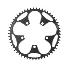 (54T, 130BCD Black) Schmalbreites Fahrrad-Kettenblatt, Aluminiumlegierung, 110BCD/130BCD 5-Schrauben, kompatibel mit Rennrad und Mountainbike-Kurbeln