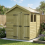 6 x 7 Apex Shed Tanalised (Double Door, With Windows) 1
