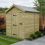 6 x 7 Apex Shed Tanalised Single Door, No Windows) 1