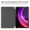 (Black) Leather Smart Tablet Case For Lenovo Tab P11 Gen 2 4