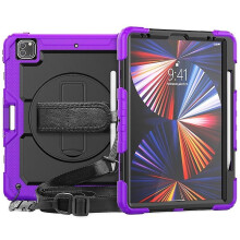 (Purple) Protective Case for iPad Pro 12.9 2022/2021/2020/2018