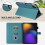 (Dark green) Leather Tablet Case For Xiaomi Pad 7 / 7 Pro 3