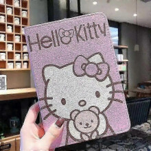 (iPad 2018, 3) Sanrio Hello Kitty Case for iPad 10th 2022 6-9 10.2 Pro 11/12.9 Air 5/4/3 Mini 4/5