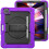(Purple) Protective Case for iPad Pro 12.9 2022/2021/2020/2018 2