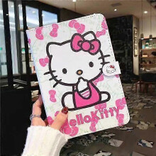 (ipad Air3 Pro 10.5, 2) Sanrio Hello Kitty Case for iPad 10th 2022 6-9 10.2 Pro 11/12.9 Air 5/4/3 Mini 4/5