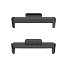 (Black) 1 paio di adattatori per cinturino in metallo per Huawei Watch Fit 3, cinturino da 20 mm