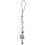 (Green) Stylish Christmas Phone Strap Chain Charm Tree Backpack Accessory Party Daily Green 1