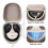 (Black) Gaming Earphone Carrying Case for Pulse Safe Storage Easy Transport Black 2