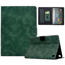 (Green) Étui en cuir PU pour tablette Fire HD 8 (2022/2020) avec emplacements pour cartes