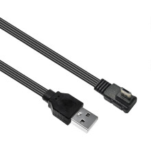 (0.5m, Bend right) Kabel słuchawkowy USB 2.0 do 5 pinów, szybki, 10 W, 480 Mb/s, kątowy 90