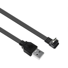 (0.3m, Upward bend) Kabel słuchawkowy USB 2.0 do 5 pinów, szybki, 10 W, 480 Mb/s, kątowy 90