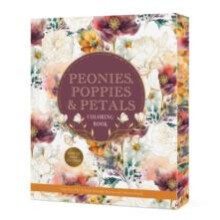 Peonies Poppies Petals Coloring Book by Editors of Chartwell Books Pap