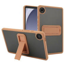 (Multicolor, Gold) For Samsung Galaxy Tab A9 Case Kickstand TPU+PC Skin-Touch Tablet Cover