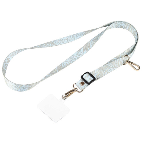 (Khaki Pattern) Adjustable Crossbody Wide Long Phone Lanyard