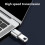 (Glod) USB C Male to USB Female Adapter Data Transfer Charging Laptops Tablets Black 4