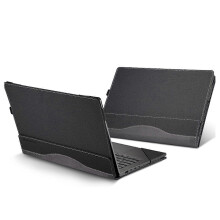 (Black, For HP Pro X360 435 13.3 inch G10) Støtsikkert beskyttelsesetui i skinn til bærbar PC