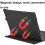 (Black, For HP ProBook 455 15.6 inch G10) Leather Laptop Shockproof Protective Case 3