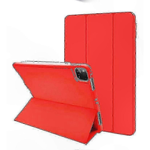 (RED) Étui magnétique pliable avec support réglable pour tablettes de 11 pouces