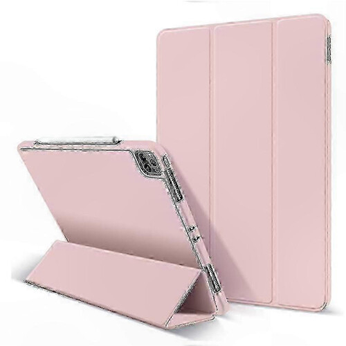 (PINK) Magnetic Folding Case with Adjustable Stand for 11 Inch Tablets