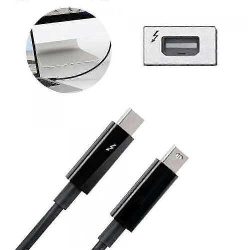 (Black) Cavo Thunderbolt 2 maschio-maschio da 20 Gbps per Apple MacBook Pro, Air mini e iMac 2