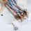 (Colorful Canvas Pattern) Adjustable Crossbody Wide Long Phone Lanyard 2