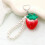(Pineapple) Multicolor Handmade Crocheted Phone Charm Strap Key Chain Anti-Drop for Electronics Bag 5
