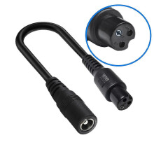 (To M12 three PIN fem) Kabel przejściowy DC5521 do 3-pinowego złącza żeńskiego i męskiego do urządzeń wideo, skuterów i rowerów biegowych