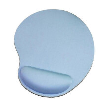 (blue) Tappetino per mouse ergonomico con poggiapolsi in gel e base antiscivolo in PU per ufficio e gaming.