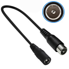 (Convert to thickened) Kabel przejściowy DC5521 do 3-pinowego złącza żeńskiego i męskiego do urządzeń wideo, skuterów i rowerów biegowych