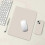 (Beige, 21X25cm) 2025 Waterproof Leather Anti-Slip Solid Color Mouse Pad 1