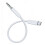 (White) USB C to 3.5mm Headphone Adapter Cable High Performance Audio Black 1